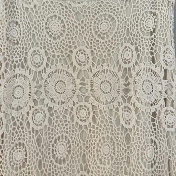 Beautiful white crochet DB Established 1962 skirt size large - Picture 3 of 7